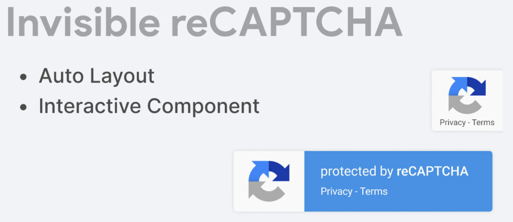 Invisible reCAPTCHA